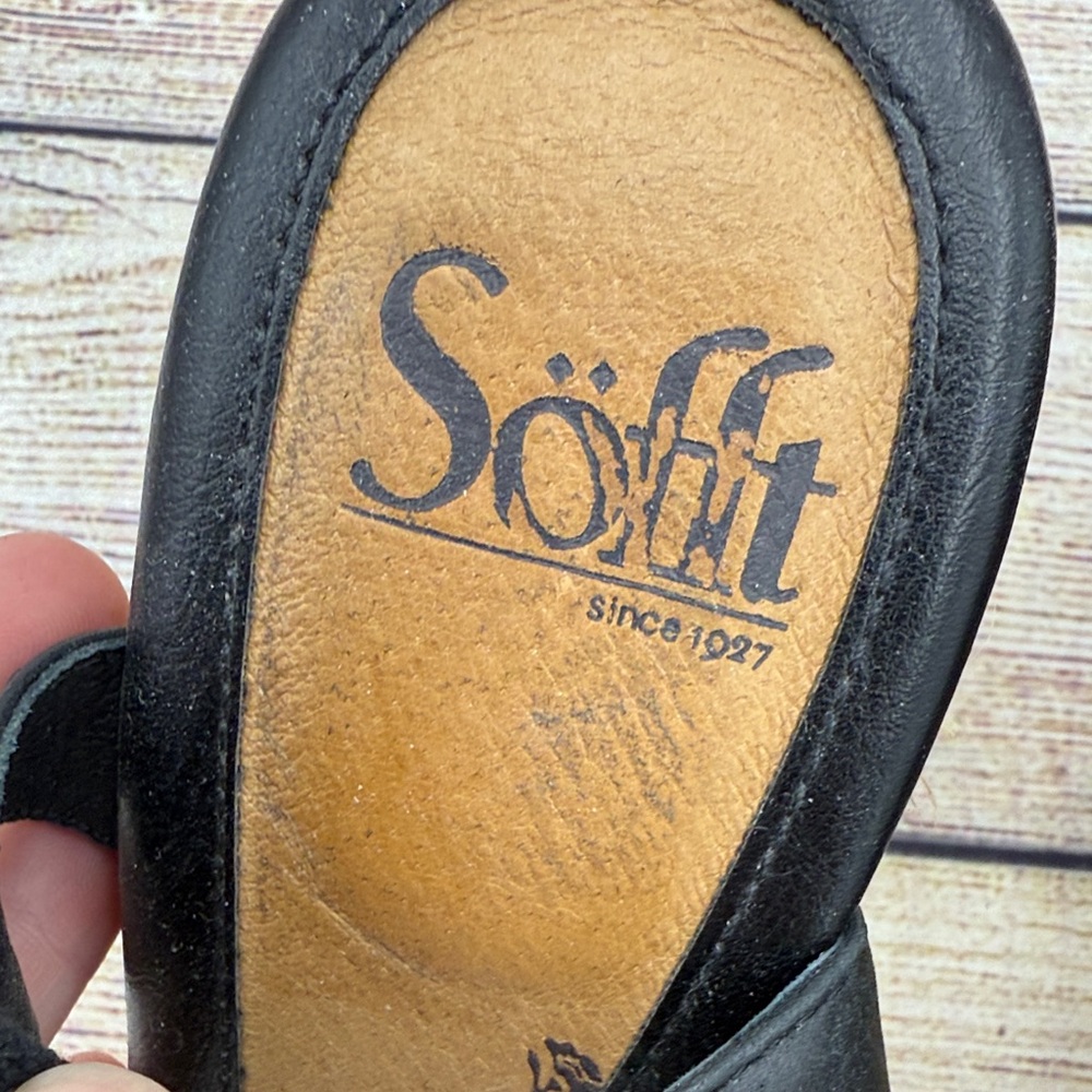 Sofft Black Espadrille Sandals - Picture 4 of 8